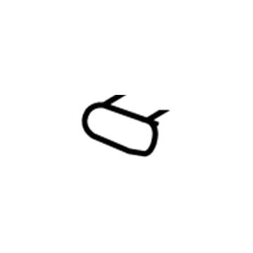 GM 15278014 Upper Quarter Trim Plug, Titanium