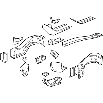 GM 15876751 Rail Assembly, Front Driver Side