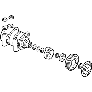 GMC S15 Jimmy A/C Compressor - 89018807