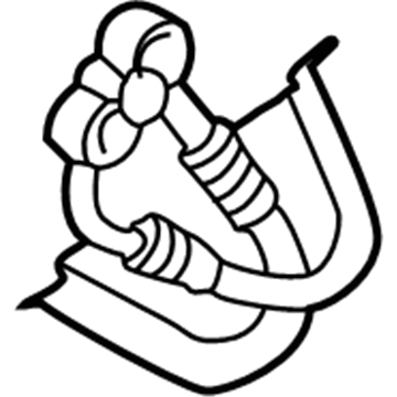 Pontiac A/C Hose - 22681633