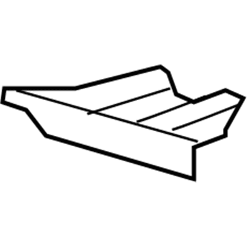 GM 15837933 Gutter, Rear Passenger Side