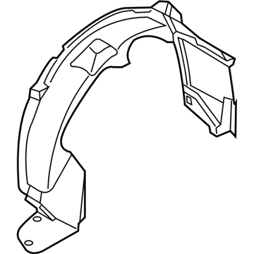 Chevy Equinox Fender Splash Shield - 25950044