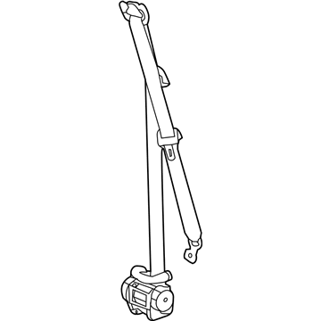 Chevy 19302903 Belt & Retractor