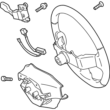 Pontiac Vibe Steering Wheel - 19184545