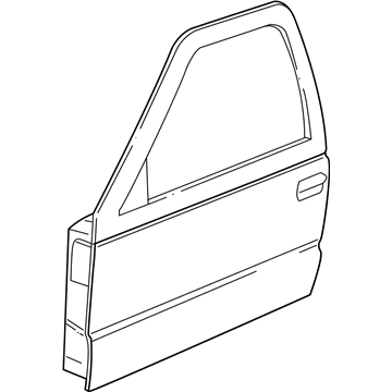 GM 12470380 Door Shell, Passenger Side