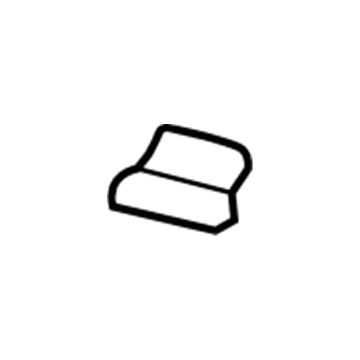 GM 84019257 Roof Molding Front Cap, Driver Side
