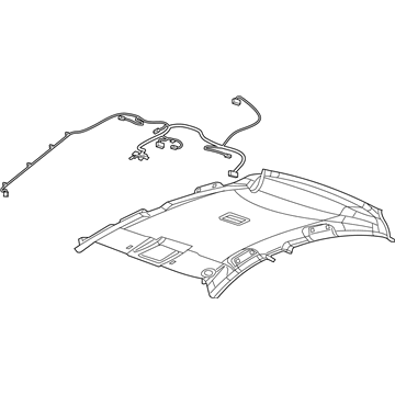 GM 42475860 Headliner, Titanium