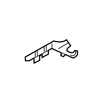 GM 84782730 Baffle, Rear Inner Driver Side