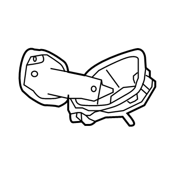 Cadillac Fuel Filler Housing - 87832683