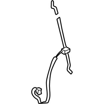 GM 10295390 Lock Rod, Rear