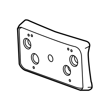 GM 84699405 License Bracket, Front