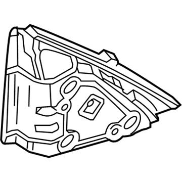 GM 23372290 Mirror Assembly Gasket, Rear Passenger Side