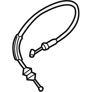 Cadillac Door Latch Cable - 23319258
