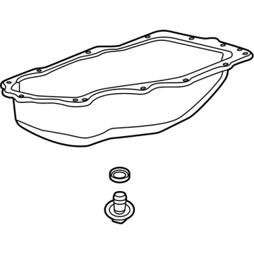 Chevy Trailblazer Oil Pan - 25204805