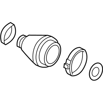 GM 13318003 Outer CV Joint Boot, Front