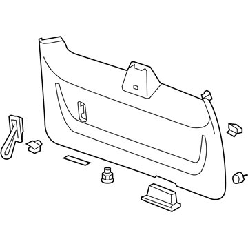 GM 20986832 Lower Trim Panel