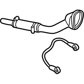 Chevy Express 3500 Fuel Filler Hose - 15760286