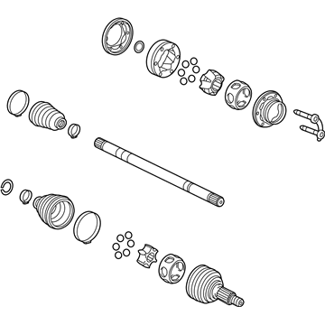 Cadillac CTS Axle Shaft - 22776827