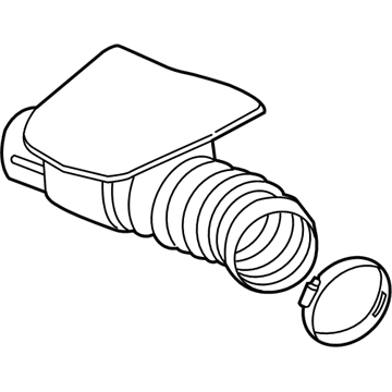 Cadillac Air Intake Coupling - 22935831