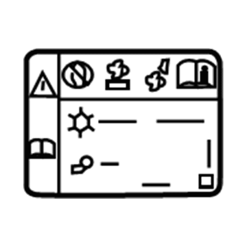 GM 20988810 A/C Label