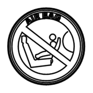 GM 93290951 Warning Label