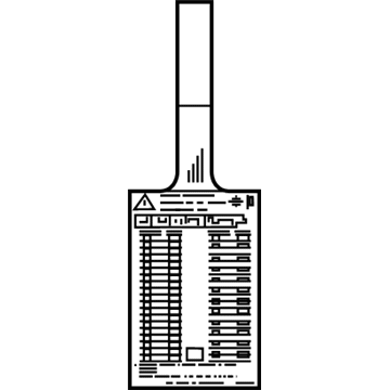 GM 23281498 Caution Label