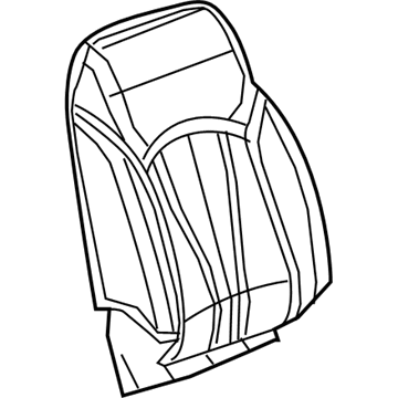 GM 84047416 Seat Back Cover, Front