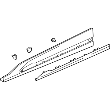 2022 Chevy Bolt EUV Door Moldings - 42786084