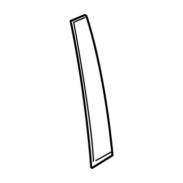 Chevy 42815716 APPLIQUE,FRONT SIDE DOOR WINDOW FRAME REAR