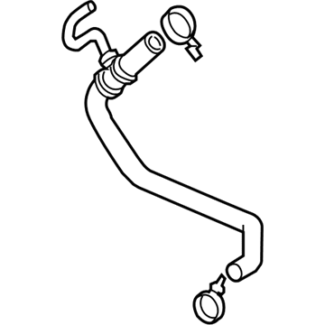 Cadillac SRX Radiator Hose - 89023436