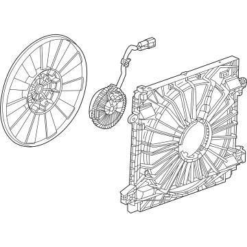 Cadillac 85156356 Fan Assembly