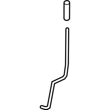 GM 22751449 Lock Rod, Black, Driver Side