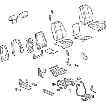 Chevy 25978510 Seat Assembly