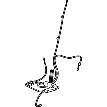GM 84731501 Release Cable, Rear