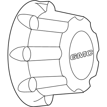 2007 GMC Sierra 1500 HD Classic Wheel Cover - 9597170
