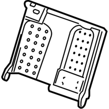 GM 88994428 Seat Back Panel
