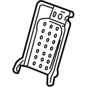 GM 88995738 Seat Back Panel