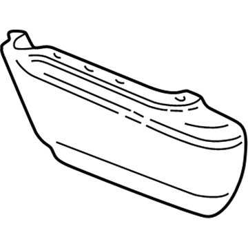 GM 12472164 Extension, Passenger Side