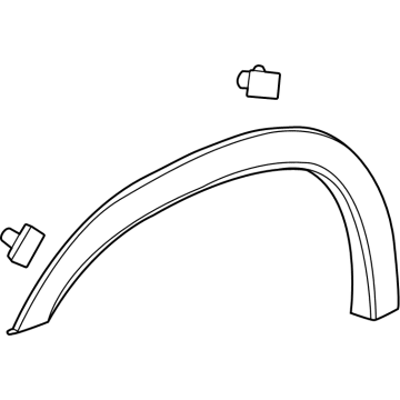 Chevy 84688377 Wheel Opening Molding