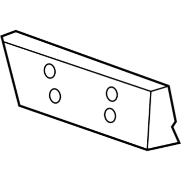 GM 15941065 License Bracket