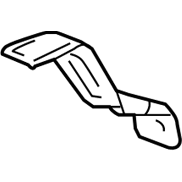GM 25857237 Impact Bar Bracket, Driver Side