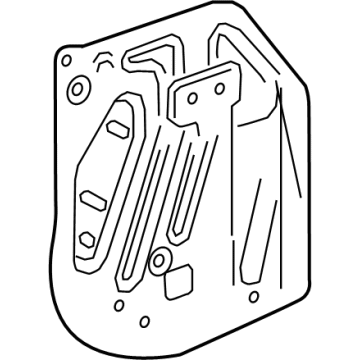 GM 84029604 Water Deflector, Front Driver Side