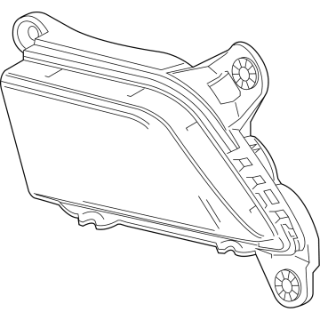 Chevy Silverado 1500 LTD Fog Light - 84509652