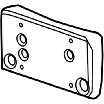 GM 22933880 License Bracket, Front