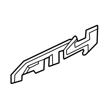 GM 84750158 Nameplate, Driver Side