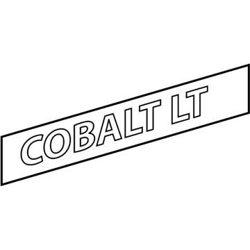 Chevy Cobalt Emblem - 15844049