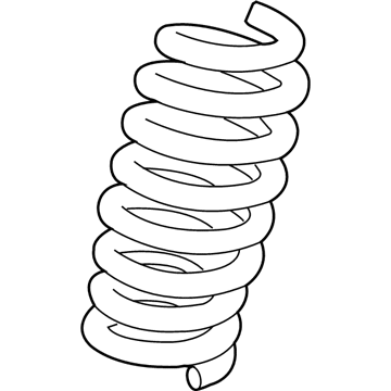 Cadillac Coil Springs - 23341853