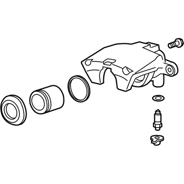 GM 84191287 Caliper, Rear Passenger Side