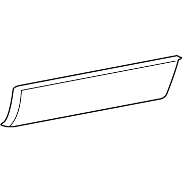 GM 15229852 Lower Molding, Outer Driver Side