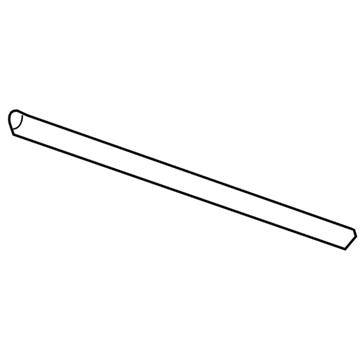 GM 15824005 Body Side Molding, Red, Rear Driver Side